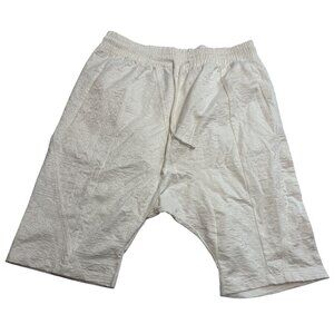 Les Benjamins Drawstring Shorts in White